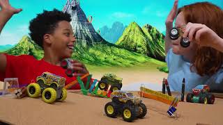 Hot Wheels Mini Maker Kitz Monster Trucks [upl. by Bikales]