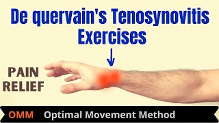 De quervains Tenosynovitis  Relieve wrist amp thumb pain [upl. by Arualana274]