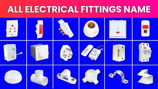 Electrical House Wiring Materials Name amp Pictures  House Wiring List with Images  Electrician Work [upl. by Annamaria963]