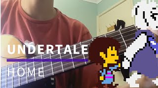 Undertale OST  Home Solo Guitar Cover [upl. by Annais]