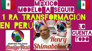 PRIMERA TRANSFORMACIÓN EN PERÚ  HENRY SHIMABUKURO CUENTA SOBRE quot CONTIGO PERUquot [upl. by Annodas624]