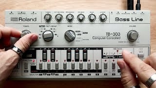 Roland TB303 Bass Line In Action [upl. by Meehan]