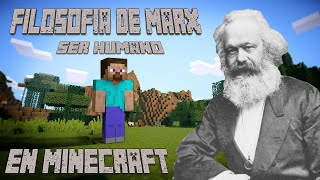 Resumiendo la filosofía de Marx con Minecraft Ser humano y superestructura [upl. by Irama]