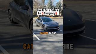 How to Get Out Of a Tesla If It Dies 🪫😳 [upl. by Eemiaj154]