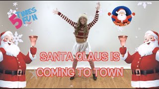 Fun Holiday Dance Choreography to Santa Claus Is Coming To Town [upl. by Nastassia]