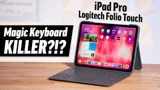 Logitech Folio Touch for iPad Pro Review  INSANE Value [upl. by Azarria891]