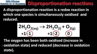 R321 Disproportionation reactions [upl. by Aitselec697]