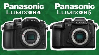 Panasonic Lumix GH4 Vs GH5  Quick specs comparison [upl. by Leidba]