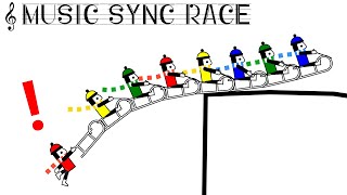 Line Rider Race  Tandem Survival [upl. by Powder294]