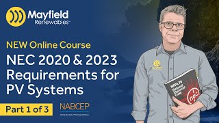 Course Preview NEC 2020 and 2023 for PV Systems Part I [upl. by Nihhi]