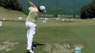 300FPS Rory McIlroy slow motion Driver Golf Swing from driving range 1 [upl. by Enilamme]