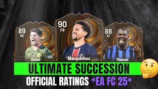 FC 25 ULTIMATE SUCCESSION FIFA Cards 🔥😱 ft Yamal Messi Maldini Ronaldinho [upl. by Yrgoerg]