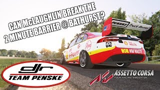 V8 Supercars  ASSETTO CORSA  Can Scott McLaughlin break the 2 minute barrier  Bathurst  V8SCORSA [upl. by Anan]