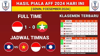 Hasil Piala AFF 2024 Hari Ini  Indonesia vs Myanmar  Klasemen Piala AFF 2024 terbaru hari ini [upl. by Senaj]