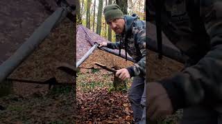 Tarp Eingang Wickeltechnik DD Hammocks tarp tarpsetup tricks overnighter bushcraft [upl. by Gwendolin]