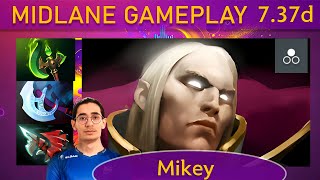 ✨ 737d Mikey Invoker KAD  23 KP  89 Mid Gameplay  Dota 2 Top MMR [upl. by Adriene]