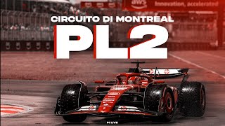 DIRETTA PL2 GP DEL CANADA ferrari leclerc Sainz f1 formula1 [upl. by Rehptosirhc]