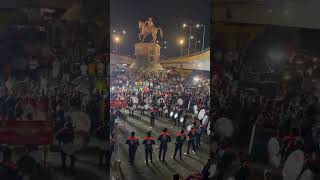 Chatrapati shivaji maharaj statue dhol pathak kranti chowk sambhajinagar aurangabad latest 🚩 [upl. by Alonso]