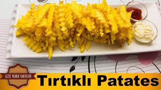 Tırtıklı Patates Kızartması Tarifi [upl. by Leavy]