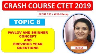 PAVLOV AND SKINNER CONCEPT AND PREVIOUS YEAR QUESTIONS​CDPCTET KVS HTET PSTET2019 [upl. by Giesecke]