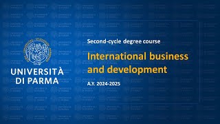 Secondcycle degree in International business and development  ay 202425 [upl. by Haila]