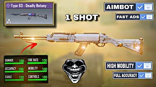 NEW quot1 SHOTquot TYPE 63 Gunsmith its TAKING OVER COD Mobile in Season 10 NEW LOADOUT [upl. by Llenrod]