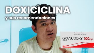 DOXICICLINA para el ACNÉ  Mis recomendaciones [upl. by Nonnek]