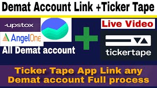 How to connect Groww account with tickertape  Demat Account Link TickerTape  TickerTape Use kaiser [upl. by Ayim]