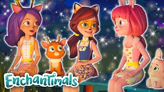 Enchantimals  Glamping Grounds amp Campfires  Enchantimals Sunny Savanna Sparkle Spectacular [upl. by Yenahs]