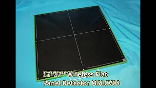 17quot17quot Wireless Flat Panel Detector MSLCV08 [upl. by Nosyd402]