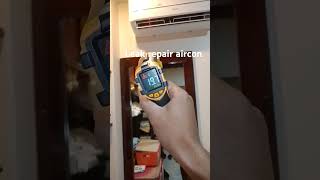 Leak repair airconcharging freonrefrigerant [upl. by Ennagrom447]