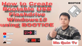 How to Create Bootable USB Flashdrive Windows 10 Using BOOTICE [upl. by Atekan]