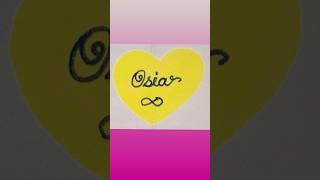 Osia🌼drawing craft youtubeshorts shortvideos cute trending satisfyingcalligraphy [upl. by Burrton]