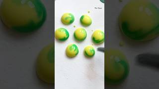 Green Colo mix in yellow colour art satisfying [upl. by Drawets]