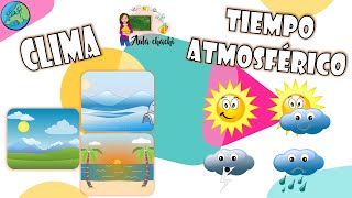 Clima y Tiempo Atmosférico  Aula chachi  Vídeos educativos para niños [upl. by Edmon]