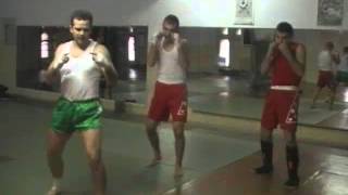 Tehnici de baza in KickBoxing  partea I Club Sportiv Nidan Focsani [upl. by Emmet]