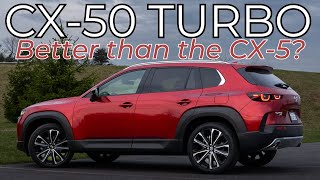 2024 Mazda CX50 TURBO Review  RUGGED Looks Fun to DRIVE [upl. by Drofub]