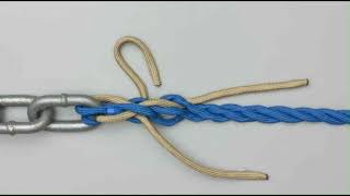 Master the Chain Splice Securely Attach ThreeStrand Rope to Anchor Chain [upl. by Furie]