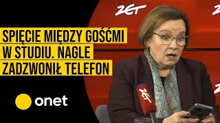 Spięcie między gośćmi w studiu quotNic takiego nie powiedziałemquot Nagle zadzwonił telefon [upl. by Naharba610]