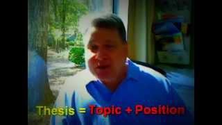 Thesis How to Write a Thesis Statement for Your English Essay [upl. by Sadella401]