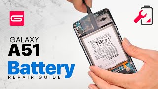 Samsung Galaxy A51 Battery Replacement [upl. by Eisej]