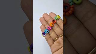 Multicolor beautiful stretchy bracelet tutorial ✨️ diy handmade bracelet shorts [upl. by Rol]