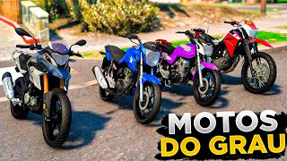 GTA V MODS COLECIONANDO MOTOS DO GRAU 🔥 [upl. by Hersh424]