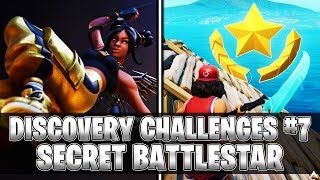 SECRET BATTLESTAR Week 7 Discovery Challenges Fortnite Season 8 [upl. by Abehs209]