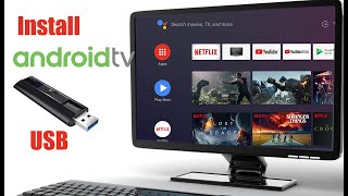 Install Android TV on USB Drive [upl. by Pacifica]