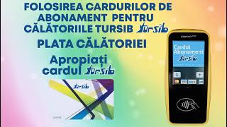 Validarea cardului Tursib  APARATELE CONTACTLESS [upl. by Ida]