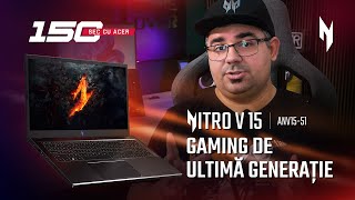 150 sec cu Acer Nitro V 15 ANV1551  Gaming de ultimă generație [upl. by Salhcin819]