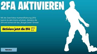 Wie aktiviert man die 2FA in Fortnite  TUTORIAL ZweiFaktorAuthentifizierung 2FA Epic [upl. by Kcirddahc861]