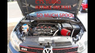 Installing CTS Turbo Cold Air Intake  Sound Clips MK6 GTI [upl. by Onibas]