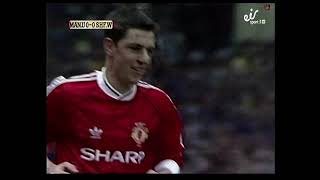 1991 League Cup Final Sheffield Wednesday v Manchester United Cup Final Classics EirSport [upl. by Artie760]